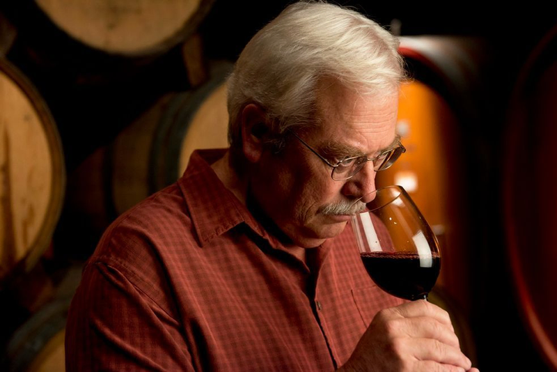 old man tasting wine as featured in V Sattui Winery blogs